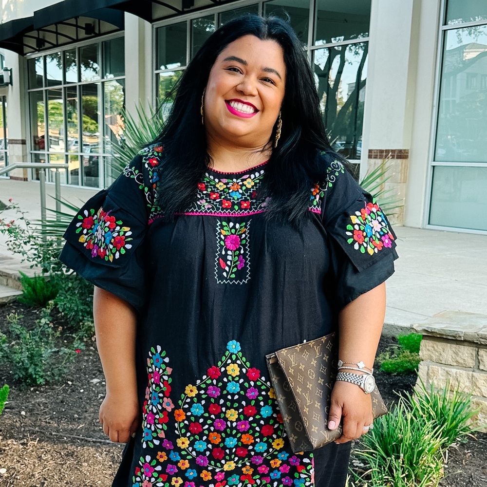 Mexican San Antonino Dress XXL fits up to a size 20 item#13